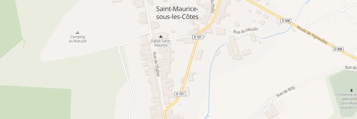 Plan du 23 Rue de l’Eglise à Saint-Maurice-sous-les-Côtes