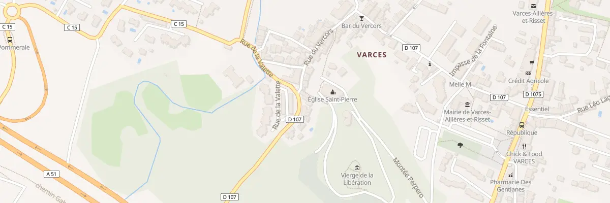 Plan du 34 Rue du Vercors à Varces-Allières-et-Risset