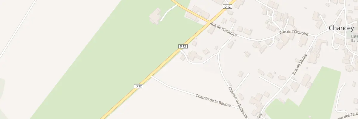 Plan du 10 Rte de Pesmes à Chancey
