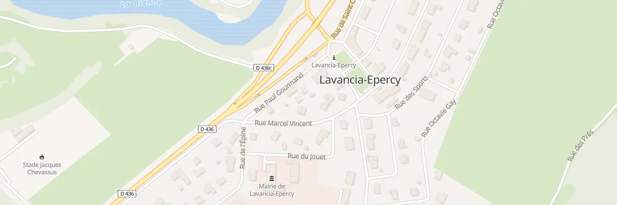 Plan du 3 Rue Marcel Vincent à Lavancia-Epercy