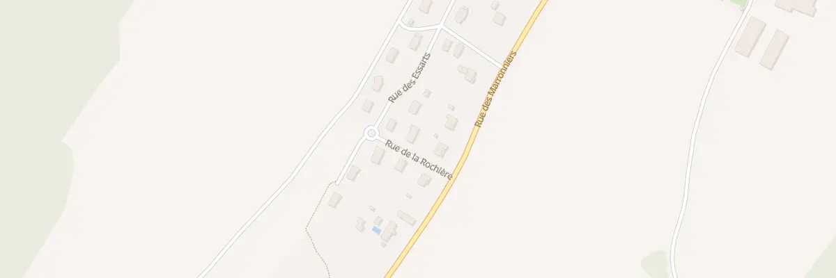 Plan du 4 Rue de la Rochière à Verges