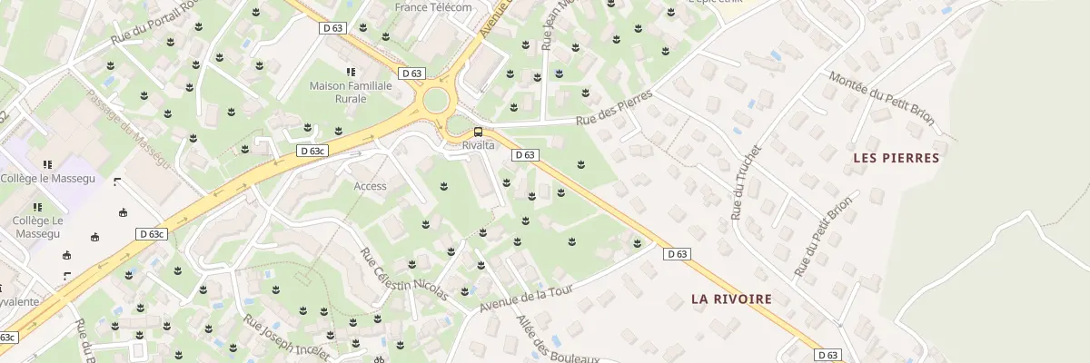 Plan du 58 Av de la Gare à Vif