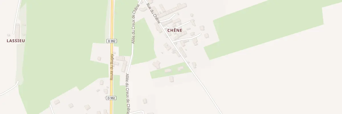Plan du 364 Rue du Chene à Peyrieu