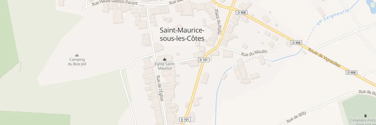 Plan du 1 Rle de l’Eglise à Saint-Maurice-sous-les-Côtes