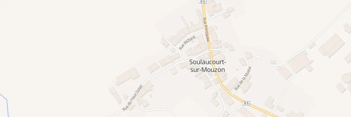 Plan du 9 Rue du Haut Soleil à Soulaucourt-sur-Mouzon