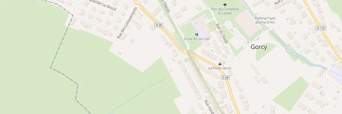 Plan du 9 Rue du Lotissement à Gorcy