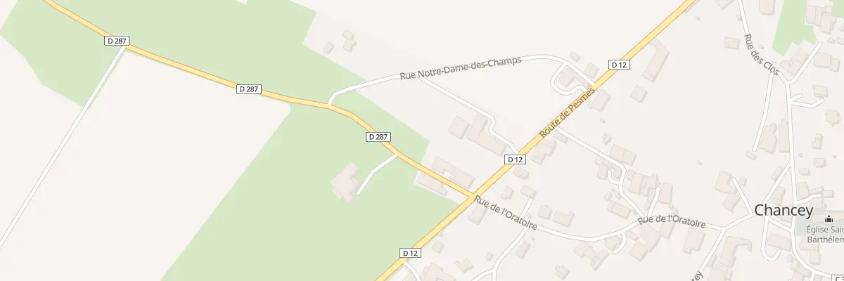 Plan du 1 Rue du Noyer Brule à Chancey