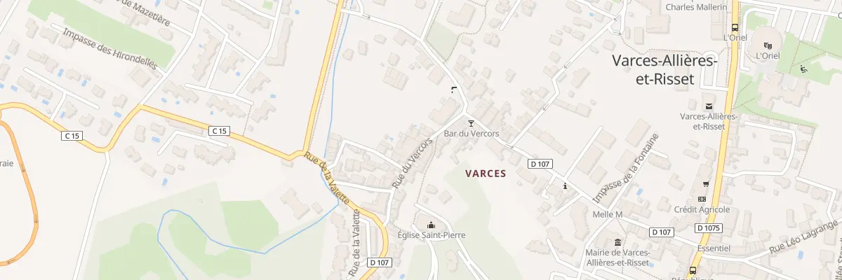 Plan du 15 Rue du Vercors à Varces-Allières-et-Risset