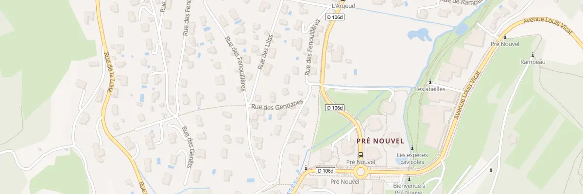 Plan du 12 Rue des Fenouillères à Seyssins
