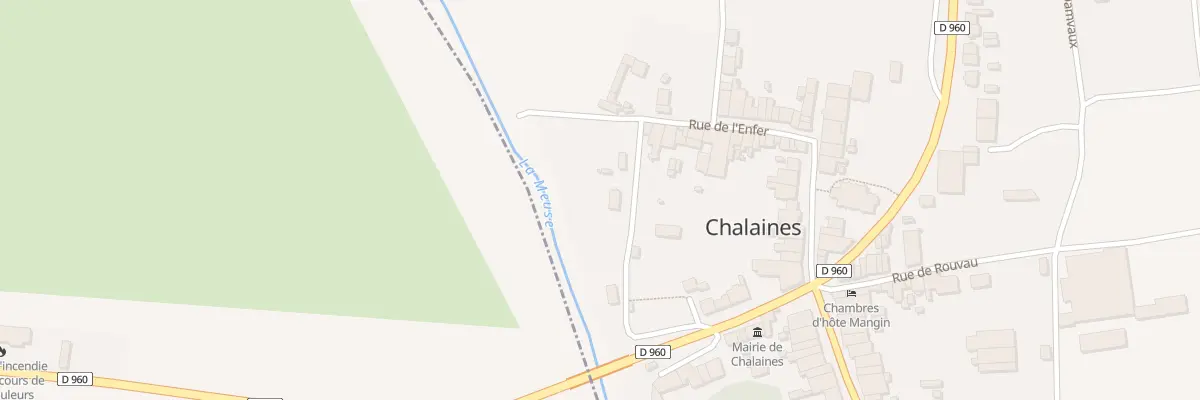 Plan du 5 Rue du Lavoir à Chalaines