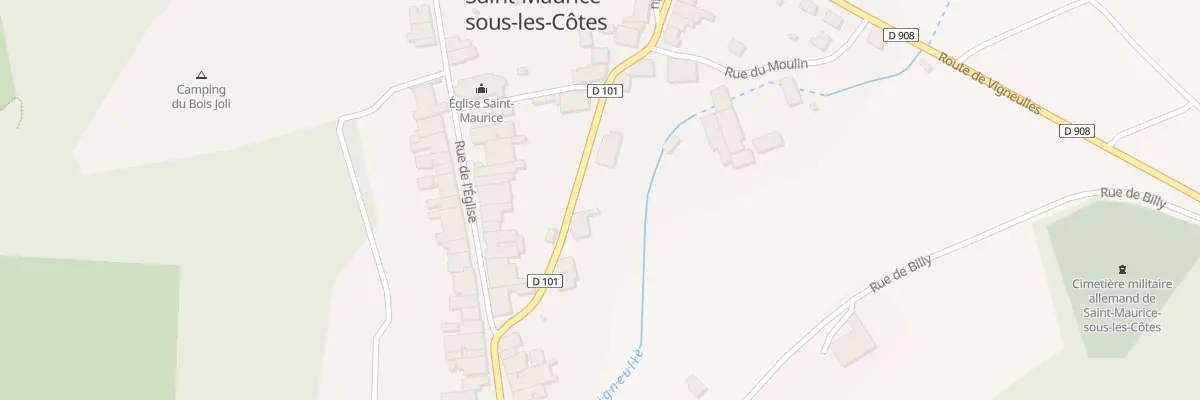 Plan du 5 Rue Jeanne d’Arc à Saint-Maurice-sous-les-Côtes