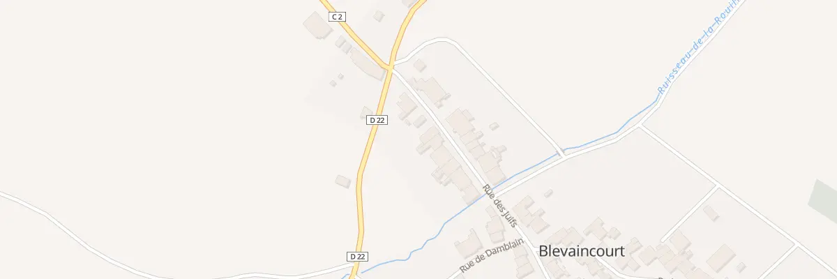 Plan du 13 Rue des Juifs à Blevaincourt