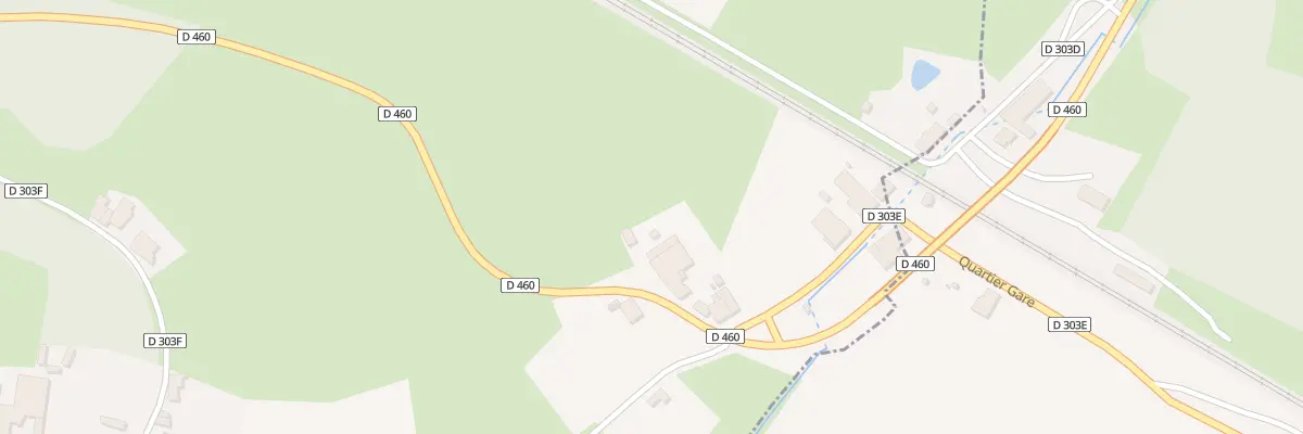 Plan du 1 Qua de la Gare à Pierremont-sur-Amance