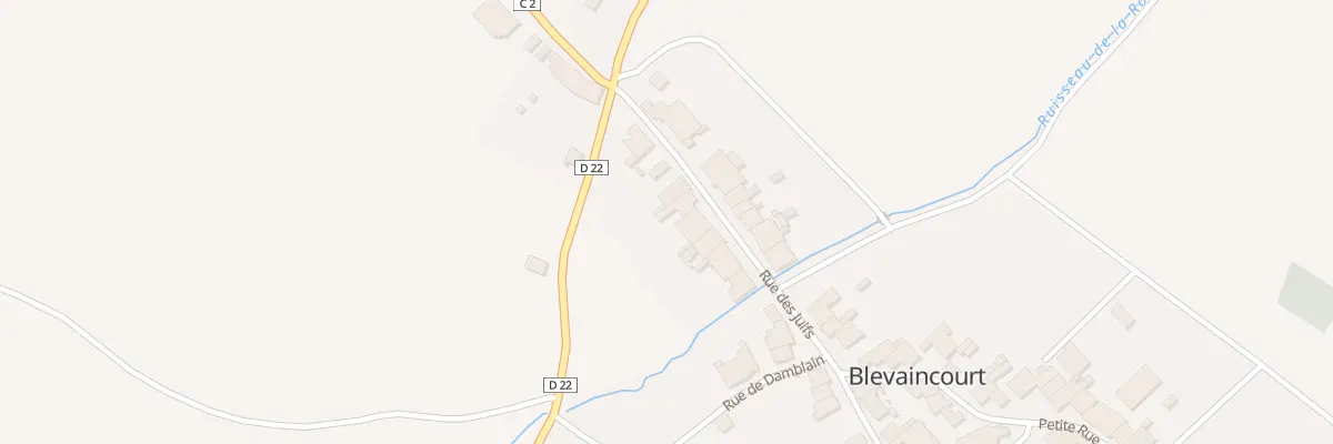 Plan du 11 Rue des Juifs à Blevaincourt