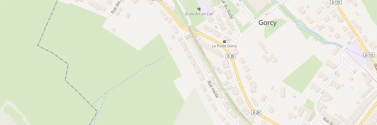 Plan du 26 Rue Haute à Gorcy