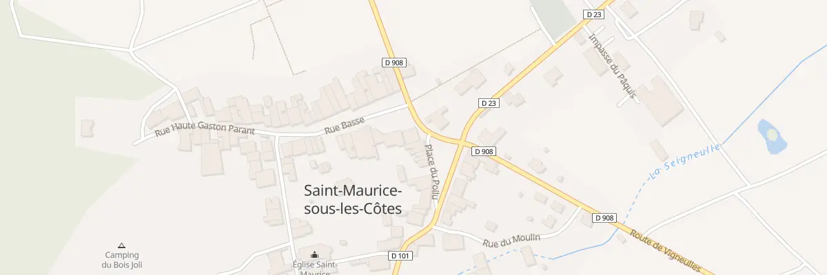 Plan du 2 Pl du Poilu à Saint-Maurice-sous-les-Côtes