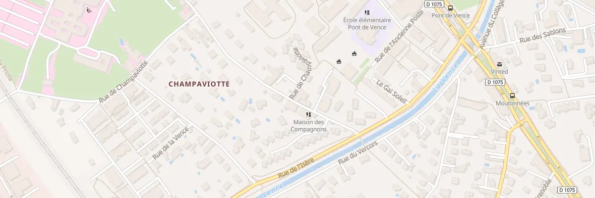 Plan du 14 Rue de Champaviotte à Saint-Égrève