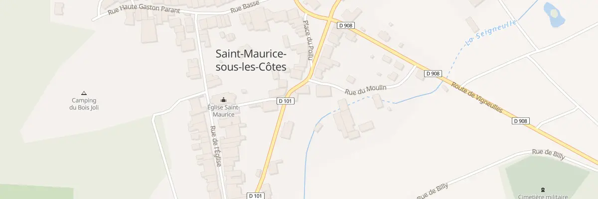 Plan du 1 Rue Jeanne d’Arc à Saint-Maurice-sous-les-Côtes