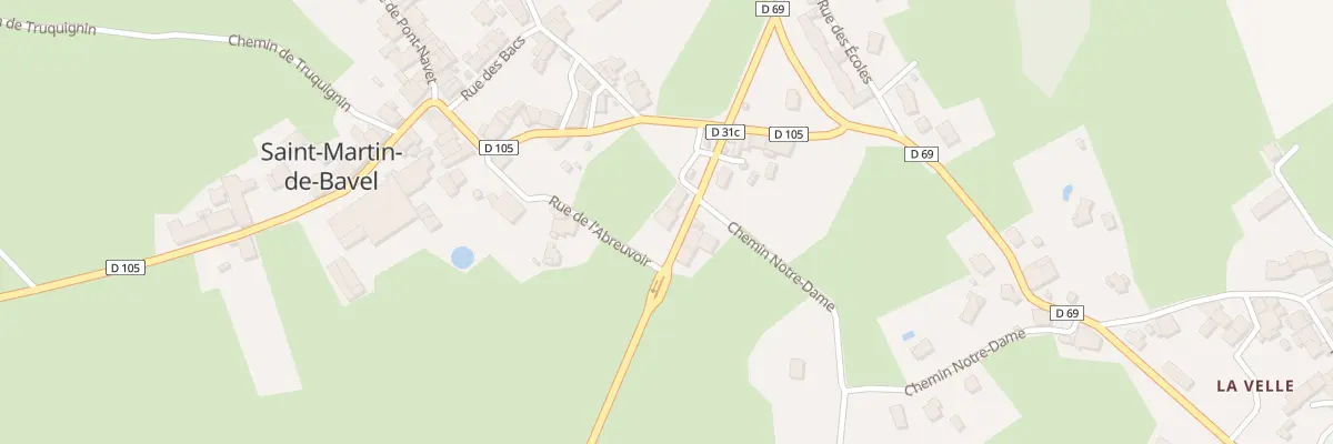 Plan du 88 Rte Napoleon à Saint-Martin-de-Bavel