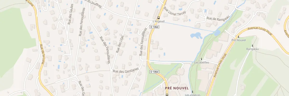 Plan du 5 Rue des Fenouillères à Seyssins