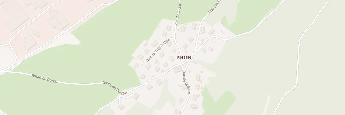 Plan du 16 Rue de la Gare à Rhien à Lavancia-Epercy