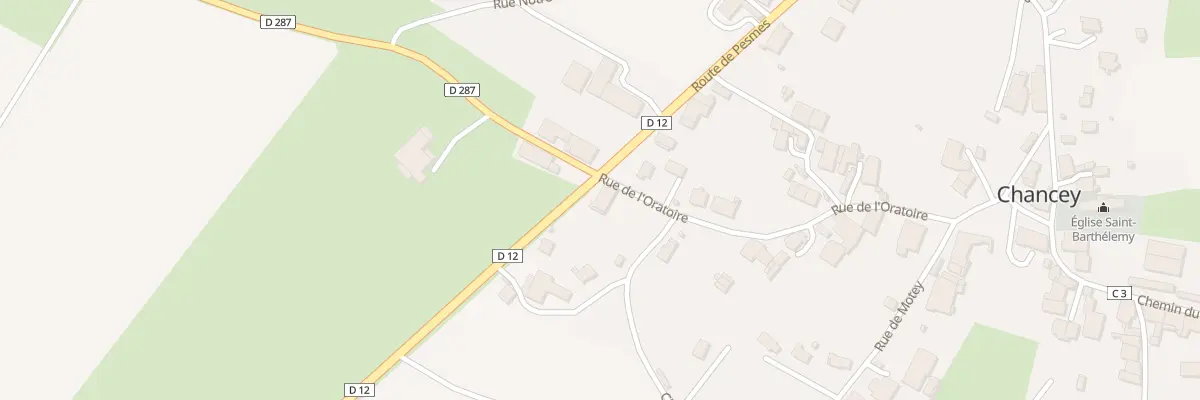 Plan du 6 Rte de Pesmes à Chancey