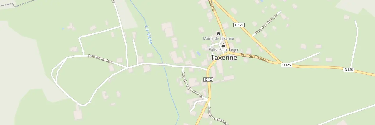 Plan du 6 Rue de la Vèze à Taxenne