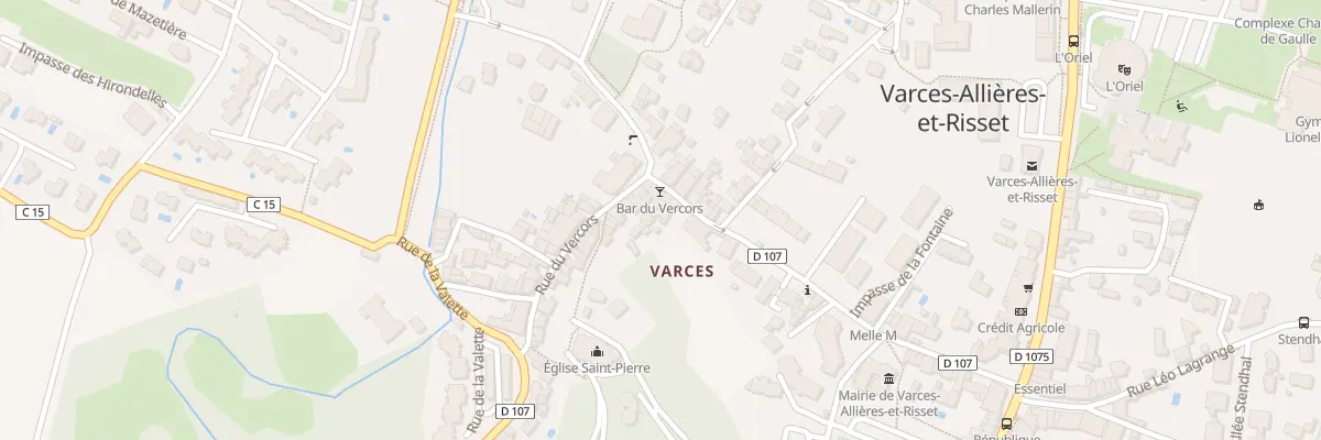Plan du 34 Rue Jean Jaurès à Varces-Allières-et-Risset