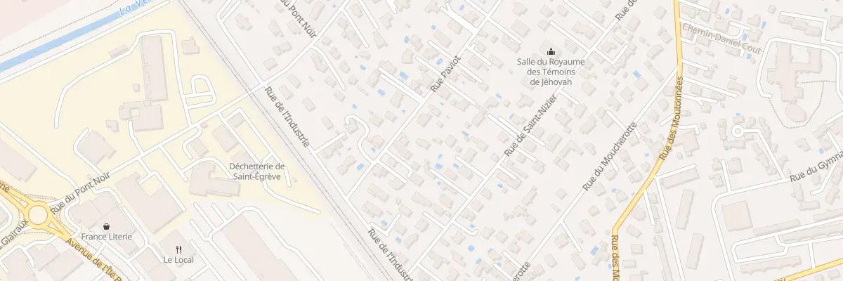 Plan du 59 Rue Paviot à Saint-Égrève