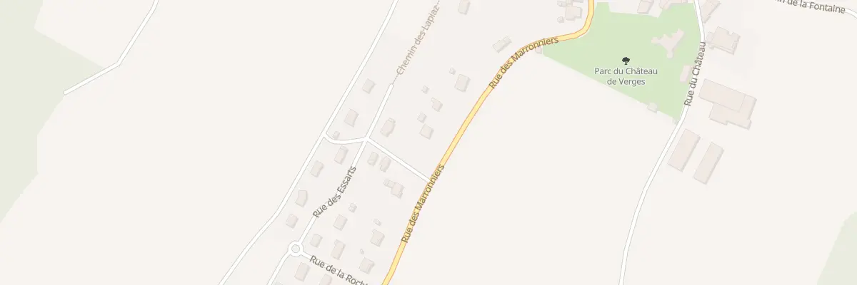 Plan du 20 Rte des Marronniers à Verges