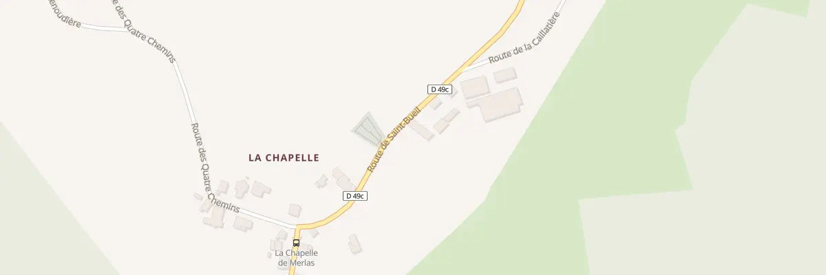 Plan du 2098 Rte de Saint Bueil à Merlas
