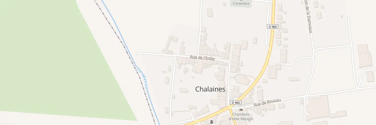 Plan du 21 Rue de l’Enfer à Chalaines
