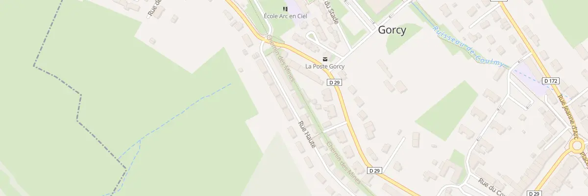 Plan du 23 Rue Haute à Gorcy