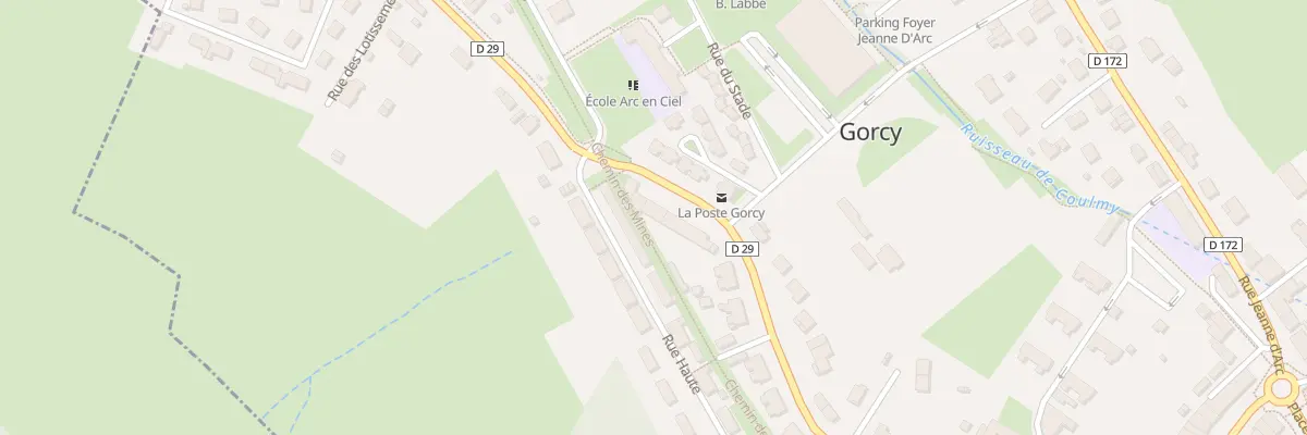 Plan du 67 Rue du Chateau à Gorcy