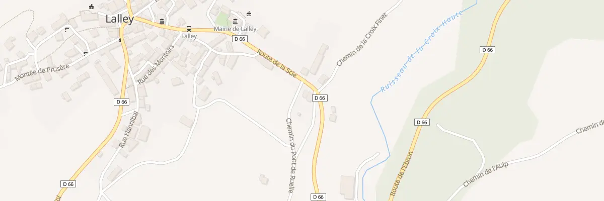 Plan du 326 Rte de la Scie à Lalley