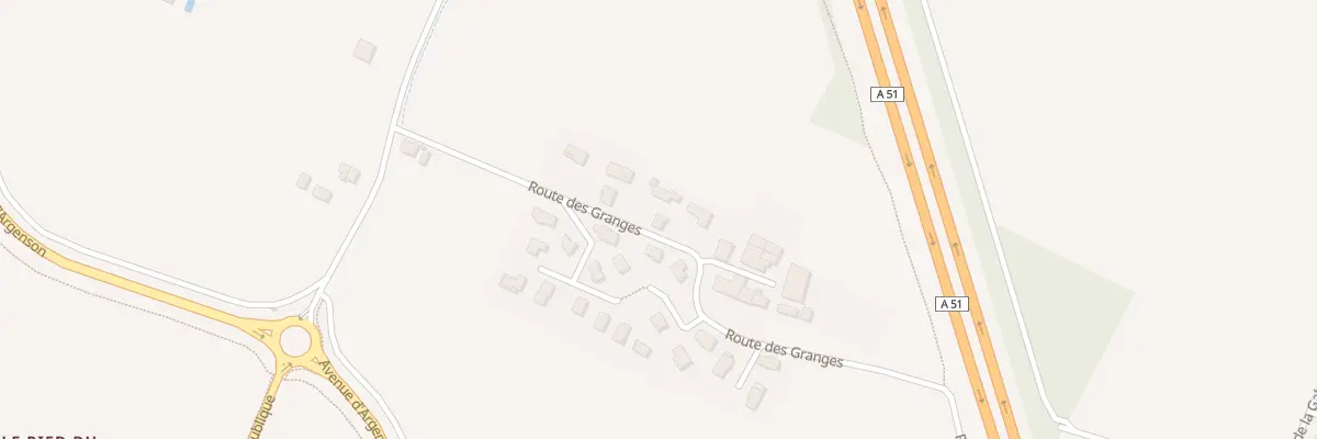 Plan du 768 Rte des Granges à Vif