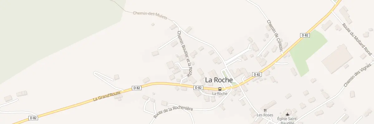 Plan du 81 Che Boutier et la Roche à Saint-Bueil