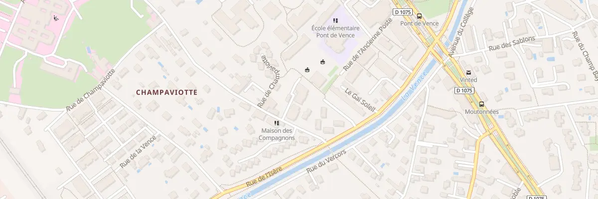Plan du 8B Rue de Champaviotte à Saint-Égrève