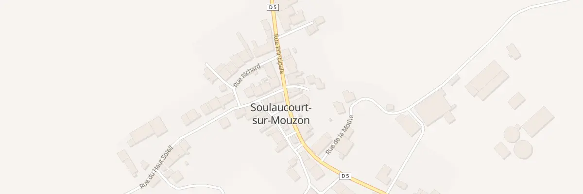 Plan du 15 Rue Principale à Soulaucourt-sur-Mouzon