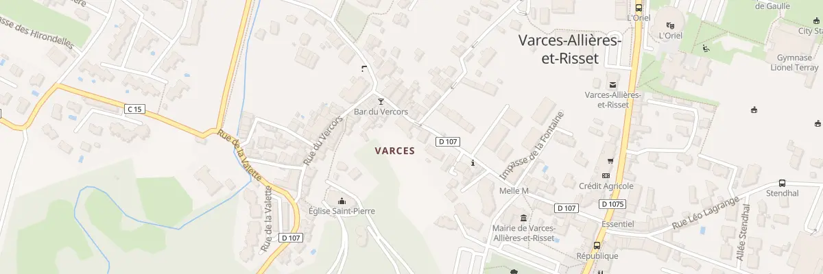 Plan du 32 Rue Jean Jaurès à Varces-Allières-et-Risset