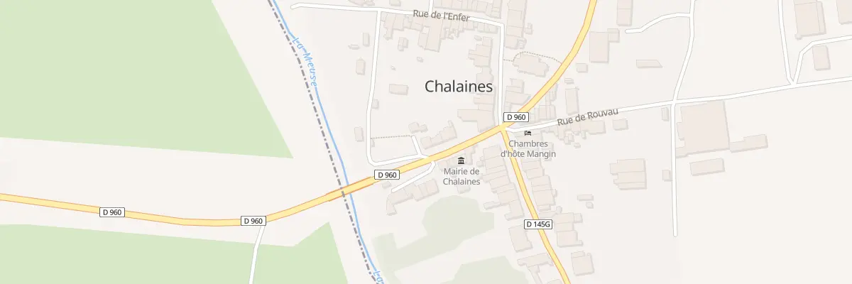 Plan du 1 Rue Principale à Chalaines