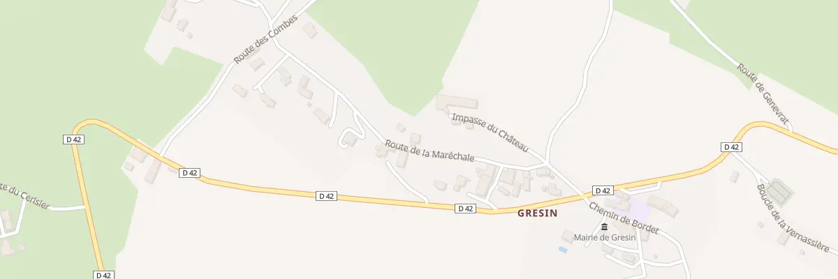 Plan du 210 Rte de la Maréchale à Saint-Genix-les-Villages
