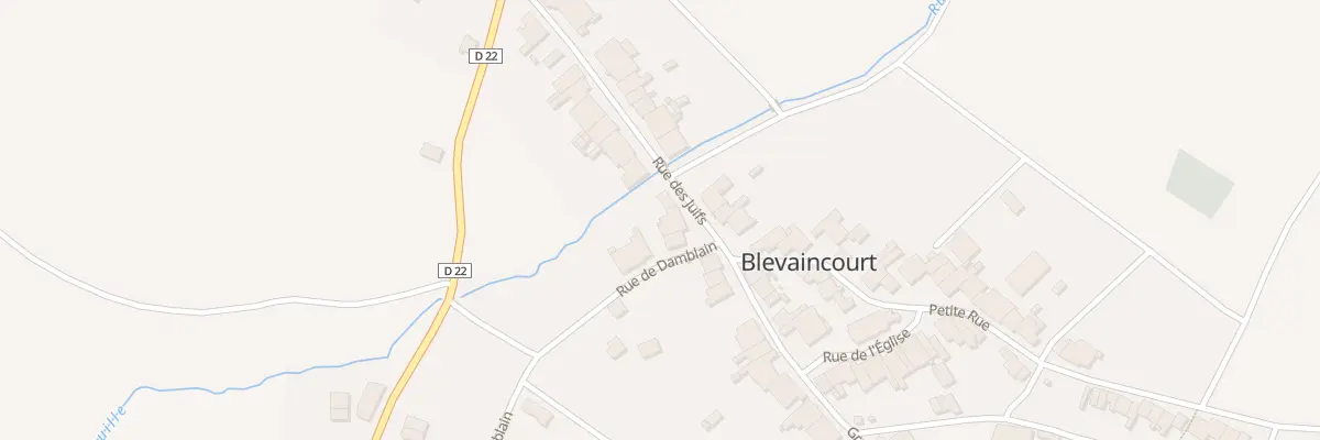 Plan du 1 Rue des Juifs à Blevaincourt