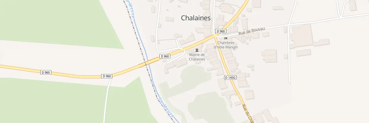 Plan du 1 Rue du Pont à Chalaines