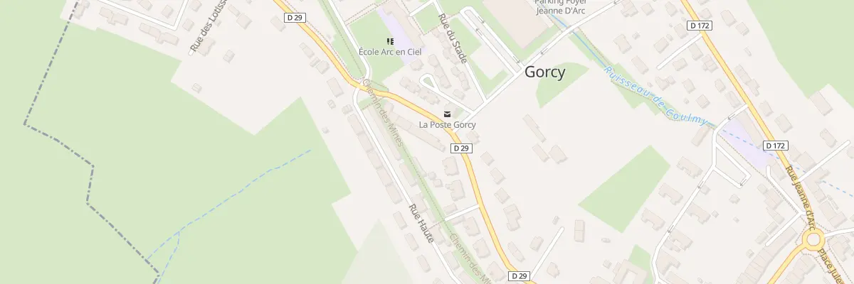 Plan du 65 Rue du Chateau à Gorcy