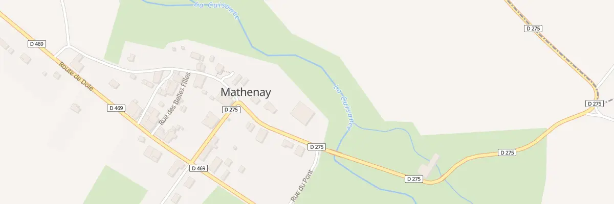 Plan du 4 Rue du Moulin à Mathenay