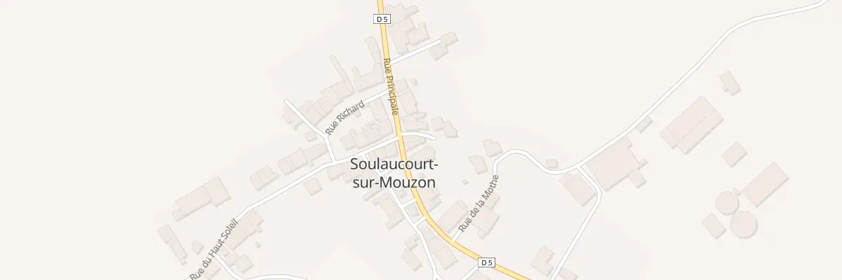 Plan du 13 Rue Principale à Soulaucourt-sur-Mouzon