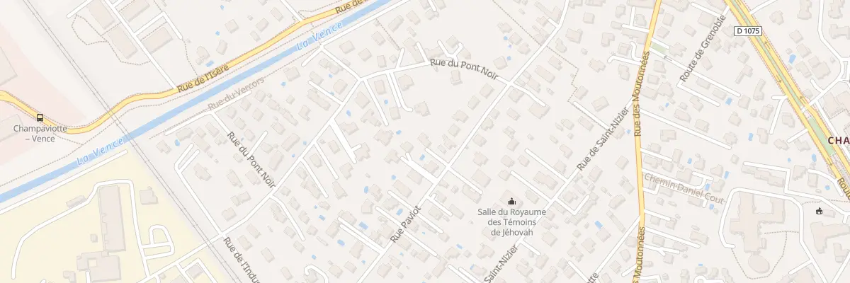 Plan du 30B Rue Paviot à Saint-Égrève