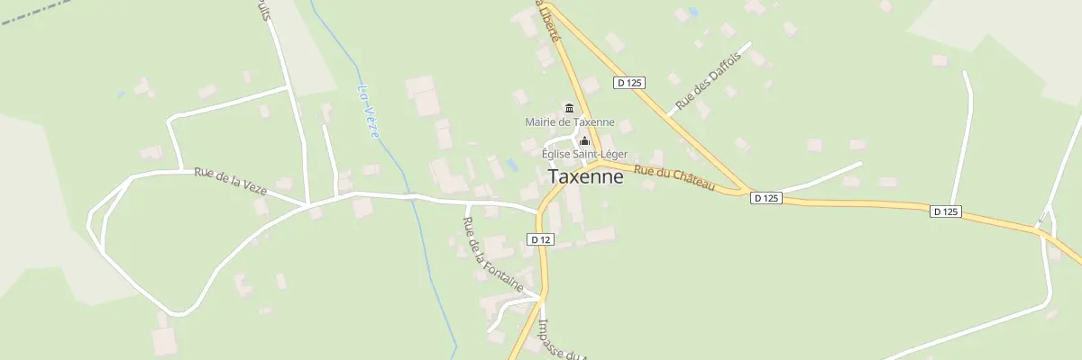 Plan du 12 Rue du Château à Taxenne