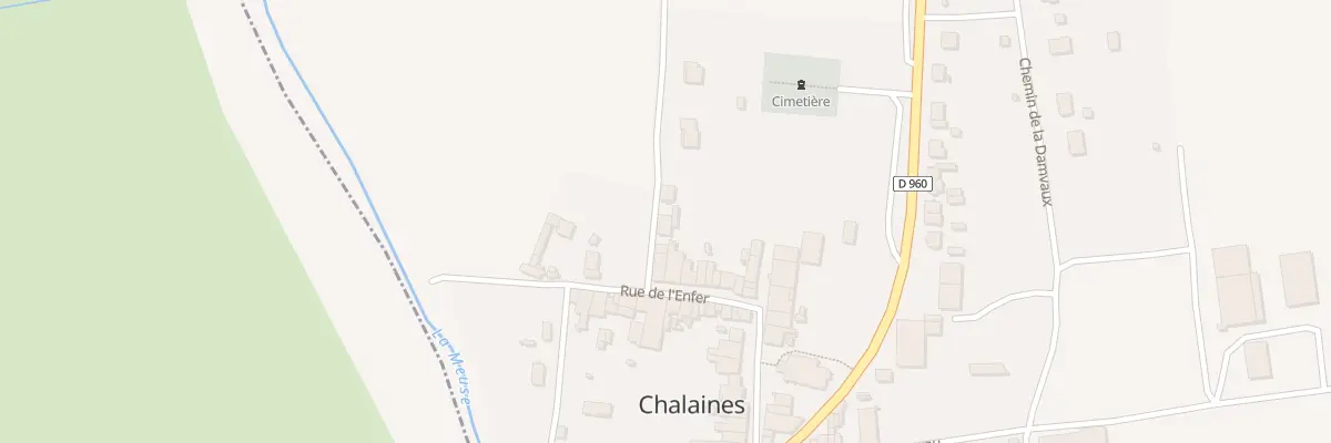 Plan du 4 Rue de la Roche à Chalaines